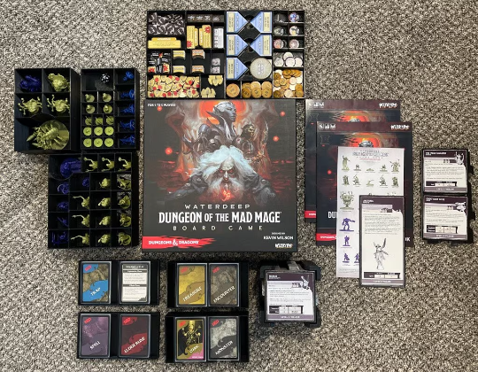 D&D - Dungeon of the Mad Mage | Board Game Insert | Organizer
