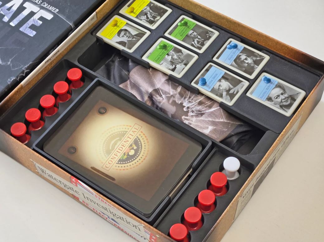 Watergate (GeekUp Bit Version) | Board Game Insert | Organizer