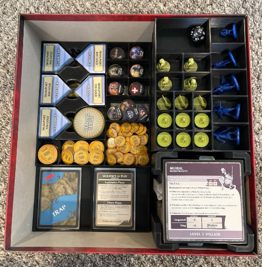D&D - Dungeon of the Mad Mage | Board Game Insert | Organizer