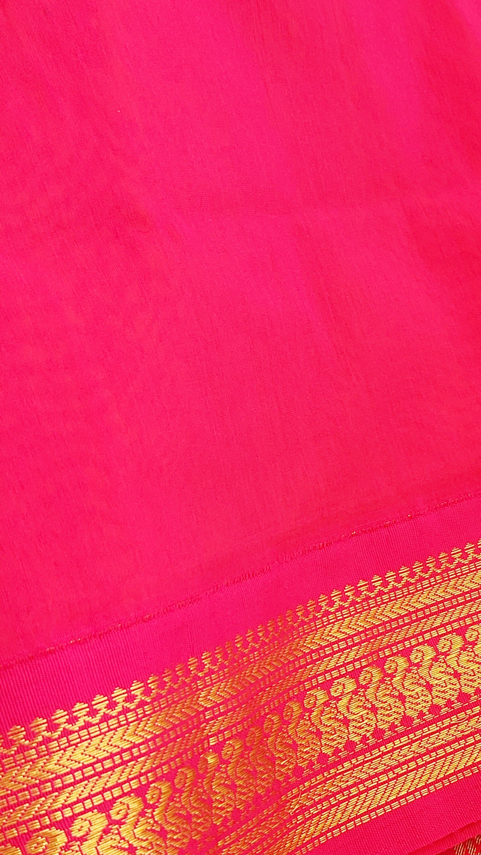 Traditional Cotton Silk Gadwal Saree