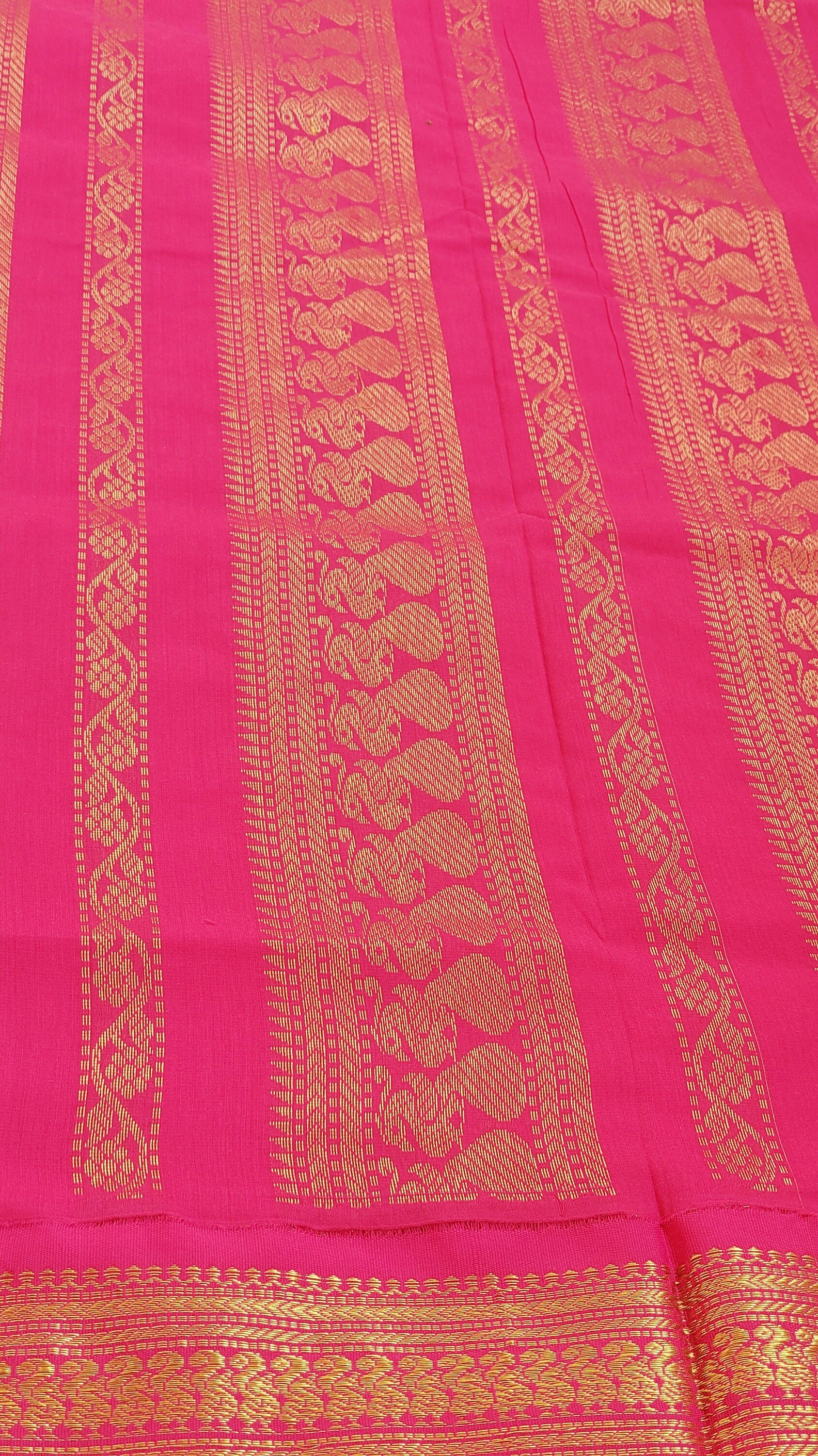 Traditional Cotton Silk Gadwal Saree