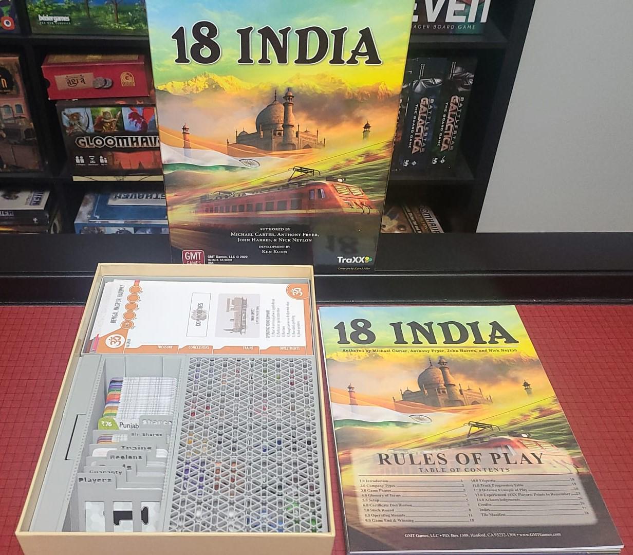 18 India | Board Game Insert | Organizer