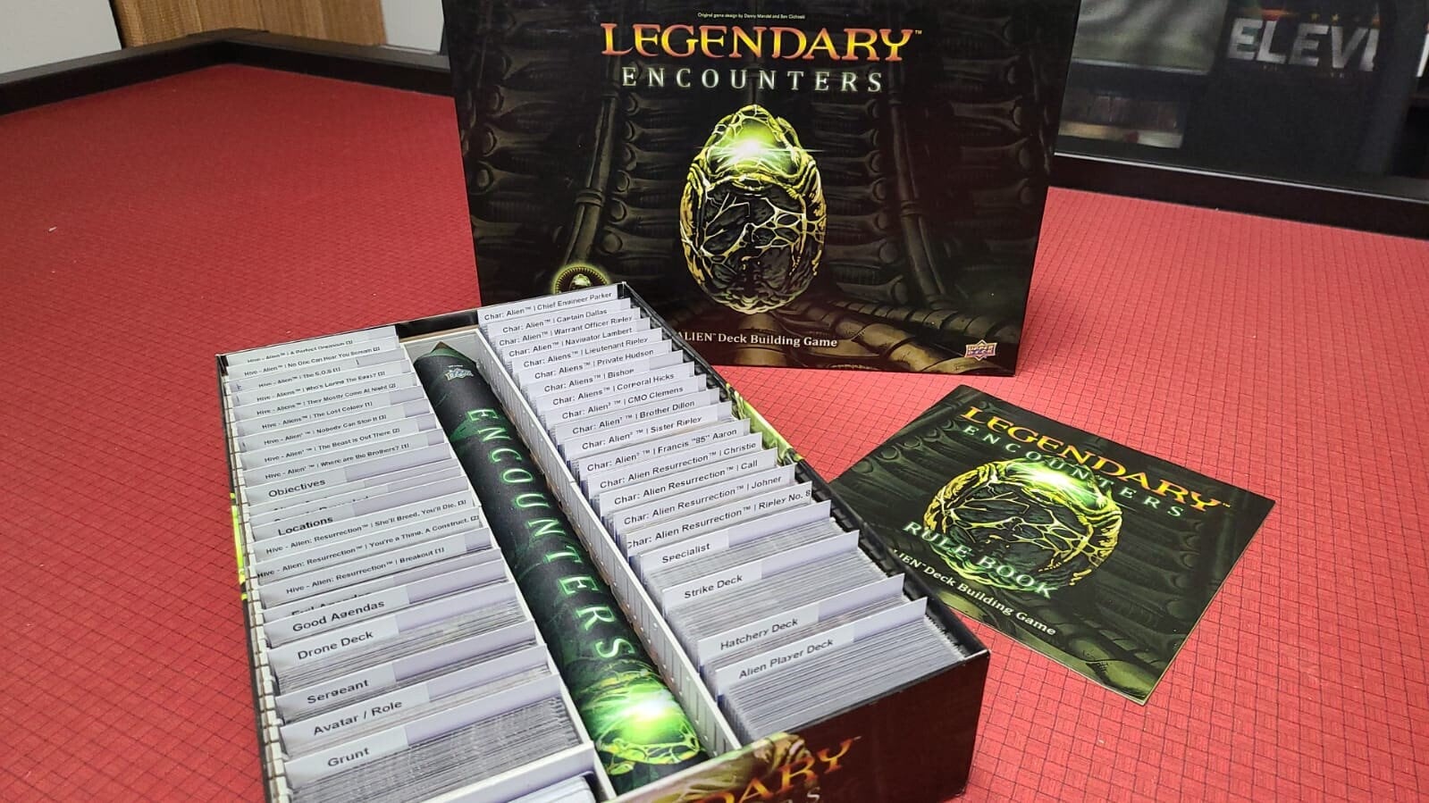 Legendary Encounters - Alien | Board Game Insert | Organizer