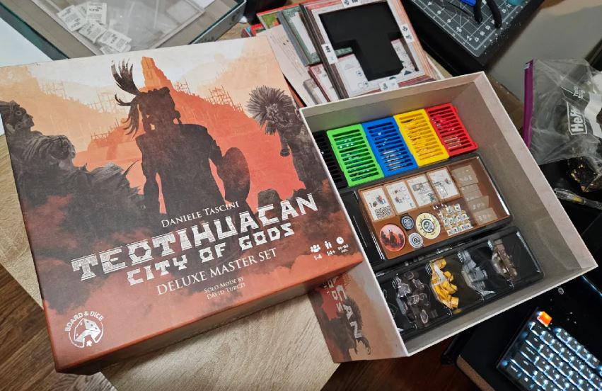 Teotihuacan Deluxe Master Set | Board Game Insert | Organizer