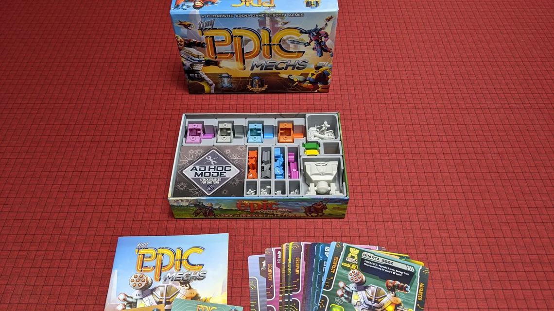Tiny Epic Mechs | Board Game Insert | Organizer