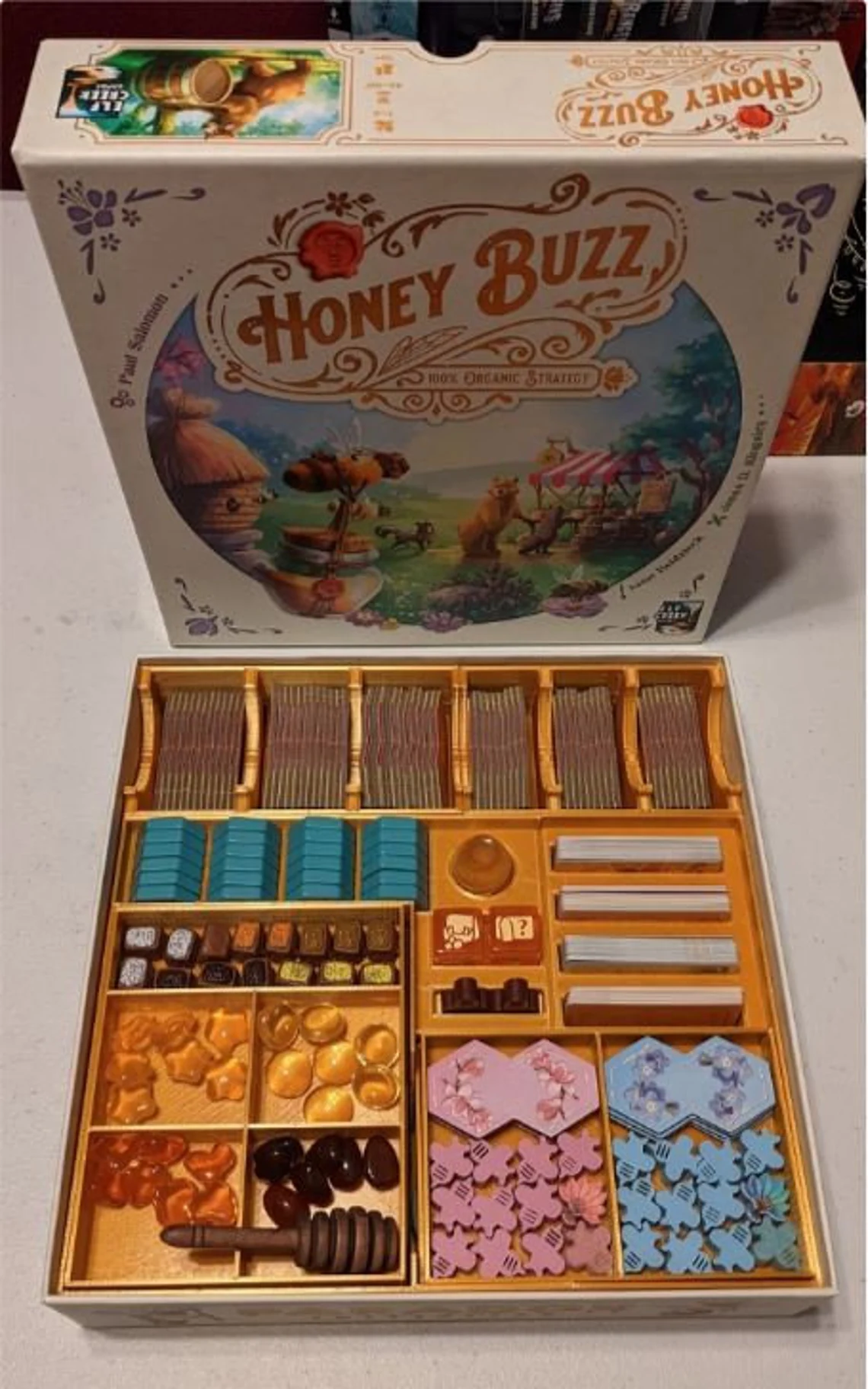 Honey Buzz Deluxe Edition | Board Game Insert | Organizer