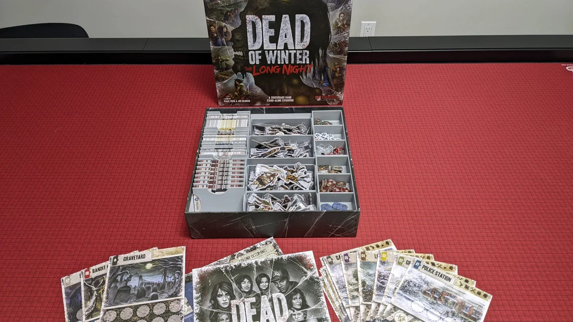 Dead of Winter - The Long Night | Board Game Insert | Organizer