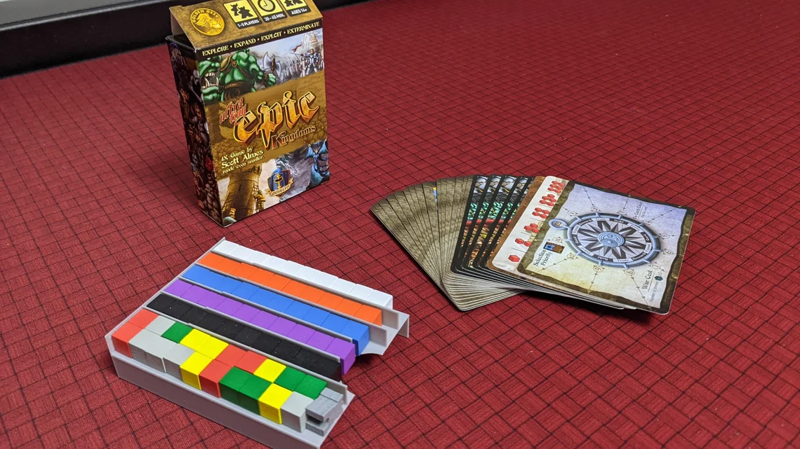 Ultra Tiny Epic Kingdoms | Board Game Insert | Organizer