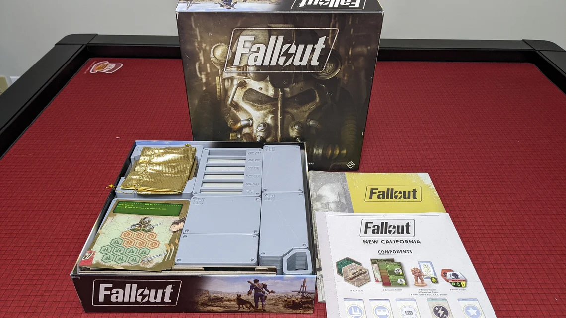 Fallout + New California + Atomic Bonds | Board Game Insert | Organizer