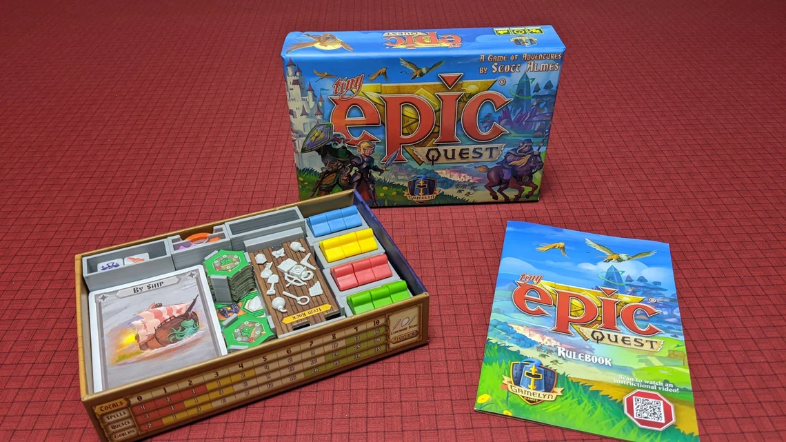 Tiny Epic Quest | Board Game Insert | Organizer