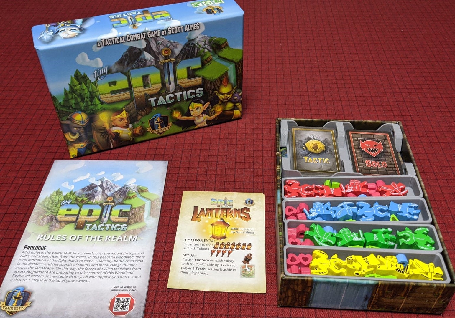 Tiny Epic Tactics Deluxe | Board Game Insert | Organizer