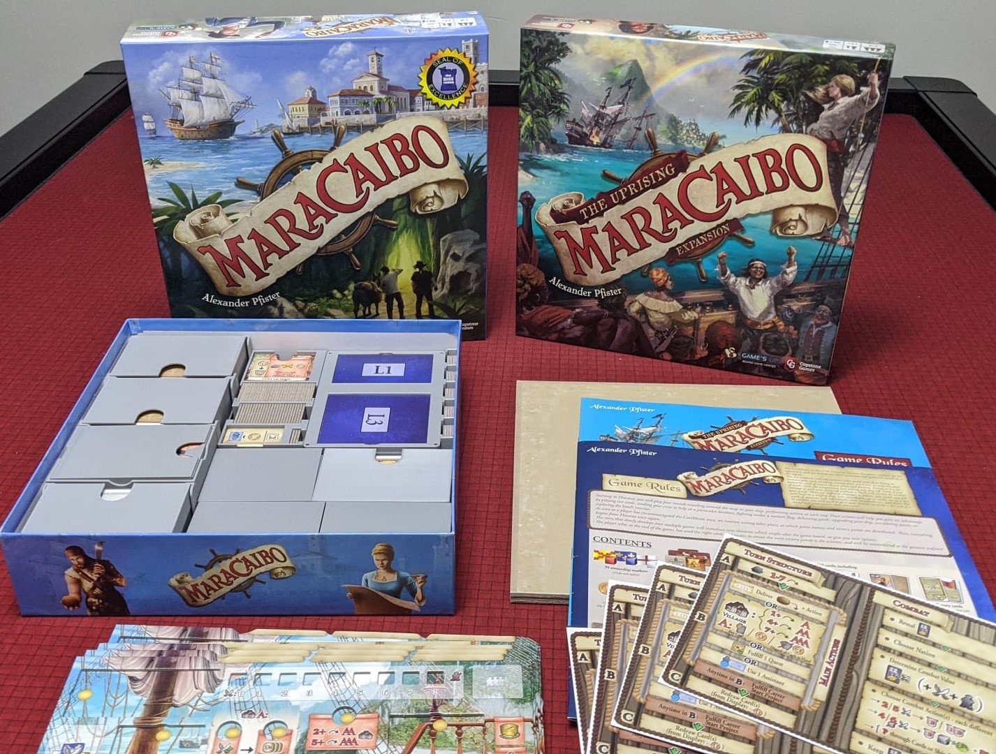 Maracaibo + Uprising | Board Game Insert | Organizer