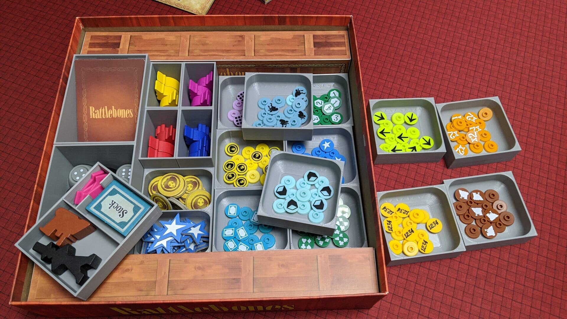 Rattlebones | Board Game Insert | Organizer