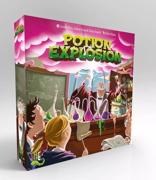 Potion Explosion 2nd Ed +  5th Ingredient + 6th Student | Board Game Insert | Organizer