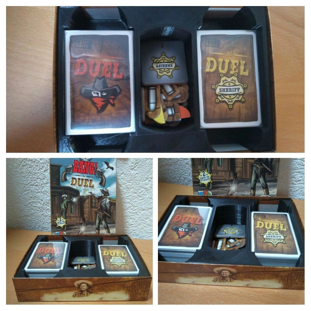 Bang! The Duel | Board Game Insert | Organizer