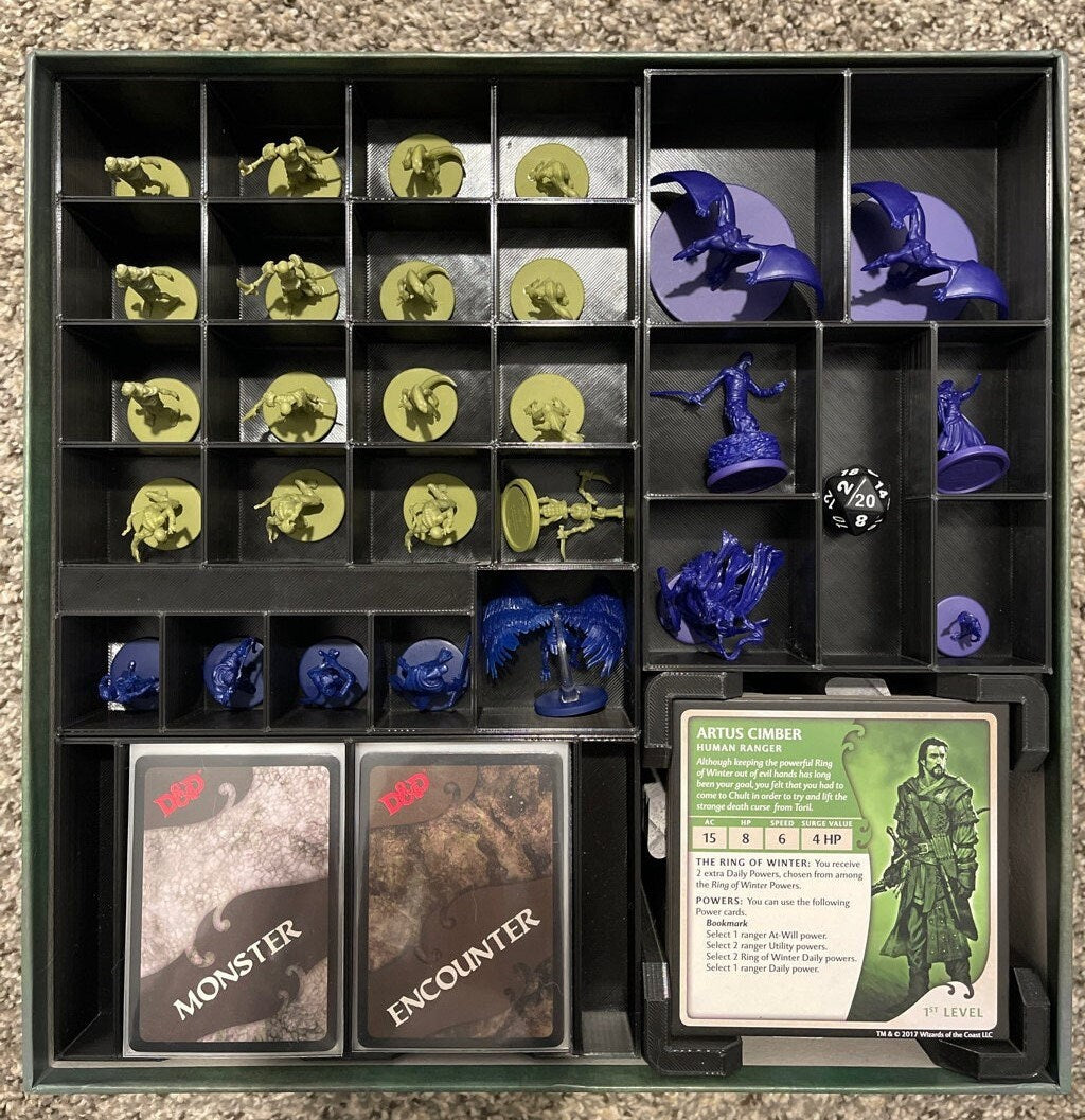 D&D - Tomb of Annihilation | Board Game Insert | Organizer