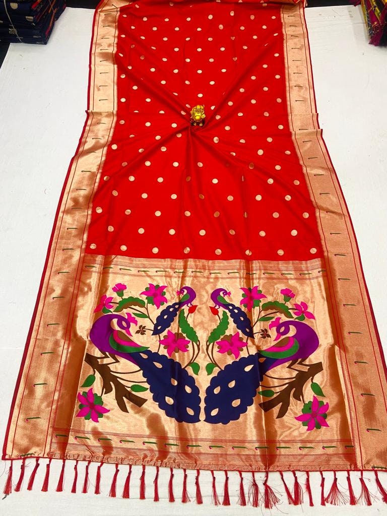 Soft Kanchivaram Minakari Pethani Silk