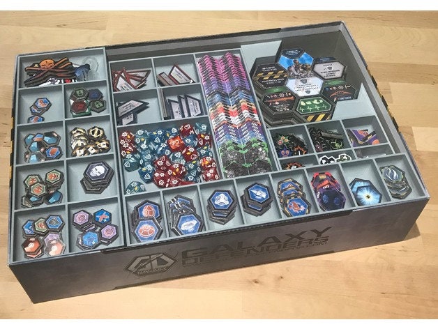 Galaxy Defenders | Board Game Insert | Organizer