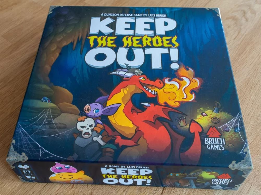 Keep The Heroes Out + Expansions | Board Game Insert | Organizer